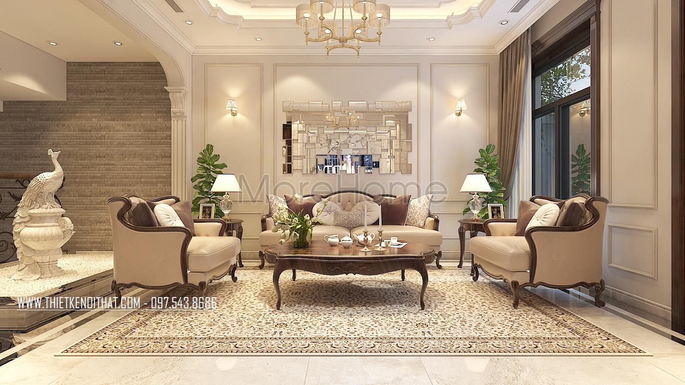 thiết kế biệt thự tân cổ điển